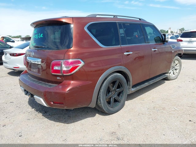 2018 Nissan Armada Sl მანქანა იყიდება აუქციონზე, vin: JN8AY2ND0J9052458, აუქციონის ნომერი: 44896316