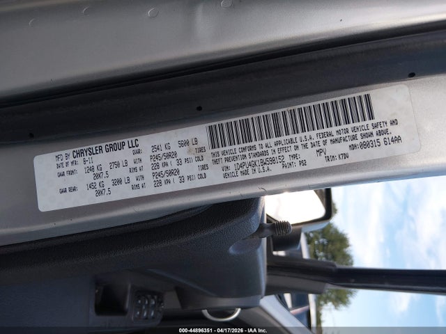 2011 DODGE NITRO 1D4PU4GK1BW598152 Photo 8
