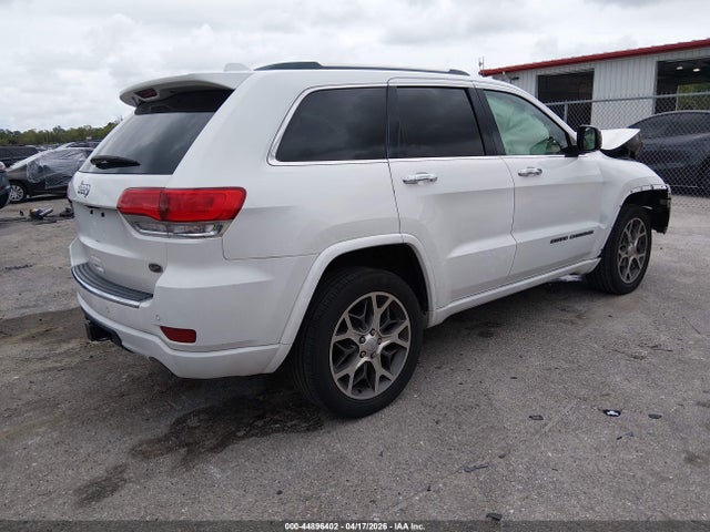 Aukcja sprzedaży 2020 Jeep Grand Cherokee Overland 4x2, vin: 1C4RJECG1LC439673, numer aukcji: 44896402