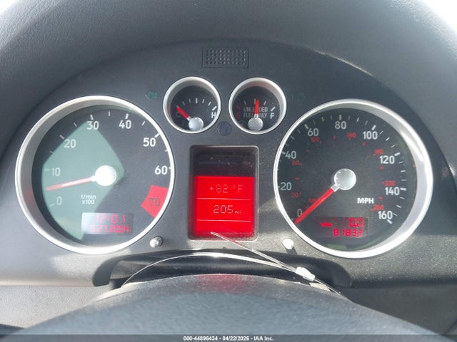 Продажа на аукционе авто 2002 Audi Tt 1.8l, vin: TRUUT28N721040356, номер лота: 44896434