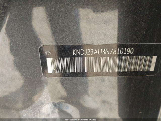 Aukcja sprzedaży 2022 Kia Soul Lx, vin: KNDJ23AU3N7810190, numer aukcji: 44896493