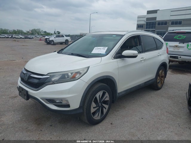 44896716 :رقم المزاد ، 5J6RM3H96FL025390 vin ، 2015 Honda Cr-v Touring مزاد بيع