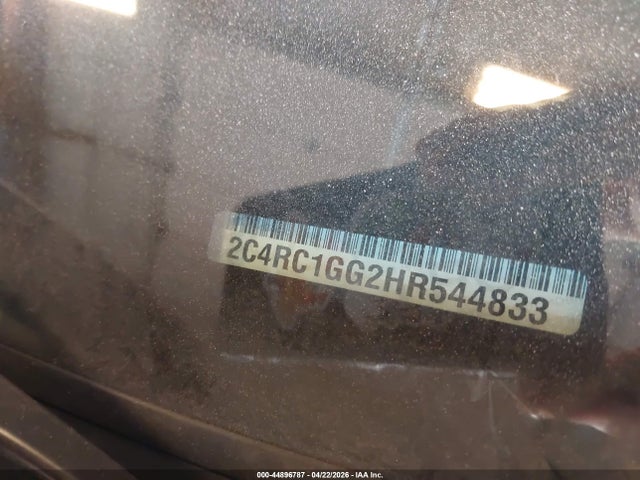 Aukcja sprzedaży 2017 Chrysler Pacifica Limited, vin: 2C4RC1GG2HR544833, numer aukcji: 44896787