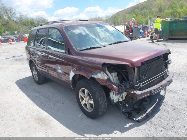 2007 Honda Pilot Ex-l მანქანა იყიდება აუქციონზე, vin: 2HKYF18797H508425, აუქციონის ნომერი: 44896829