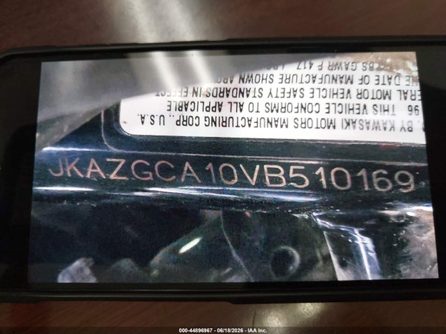 Aukcja sprzedaży 1997 Kawasaki Zg1000, vin: JKAZGCA10VB510169, numer aukcji: 44896967