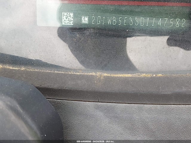 Продажа на аукционе авто 2013 Chevrolet Impala Lt, vin: 2G1WB5E33D1147582, номер лота: 44896996