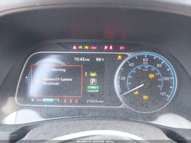 44897112 :رقم المزاد ، 1N4BZ1BV3NC552360 vin ، 2022 Nissan Leaf S Plus 62 Kwh مزاد بيع