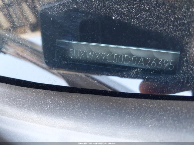 2013 Bmw X3 Xdrive28i მანქანა იყიდება აუქციონზე, vin: 5UXWX9C50D0A26395, აუქციონის ნომერი: 44897118