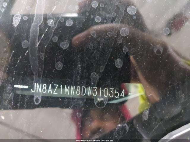 44897135 :رقم المزاد ، JN8AZ1MW8DW310354 vin ، 2013 Nissan Murano Sl مزاد بيع