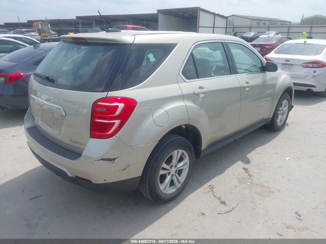 Aukcja sprzedaży 2016 Chevrolet Equinox Ls, vin: 2GNALBEK0G1108755, numer aukcji: 44897214
