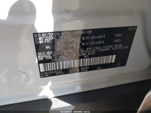 Продаж на аукціоні авто 2024 Toyota Rav4 Hybrid Xse, vin: JTME6RFV8RD569616, номер лоту: 44897218