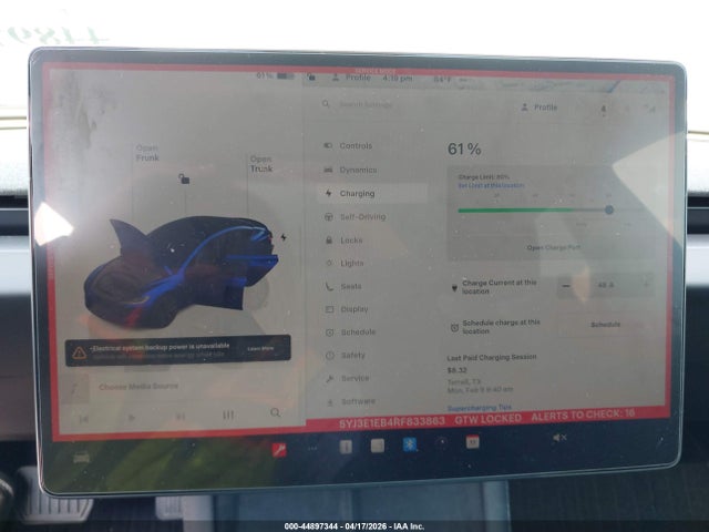 Aukcja sprzedaży 2024 Tesla Model 3 Long Range Dual Motor All-wheel Drive, vin: 5YJ3E1EB4RF833863, numer aukcji: 44897344