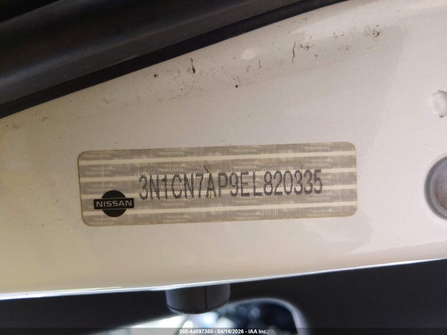3N1CN7AP9EL820335 Nissan Versa 1.6 S