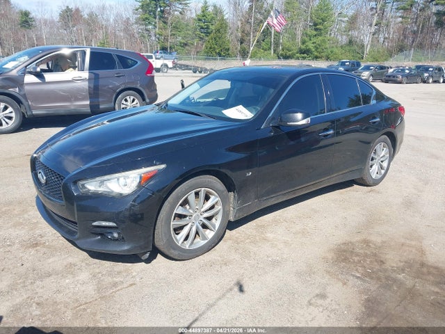 2015 Infiniti Q50 Premium მანქანა იყიდება აუქციონზე, vin: JN1BV7ARXFM399438, აუქციონის ნომერი: 44897387