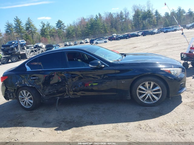 2015 Infiniti Q50 Premium მანქანა იყიდება აუქციონზე, vin: JN1BV7ARXFM399438, აუქციონის ნომერი: 44897387