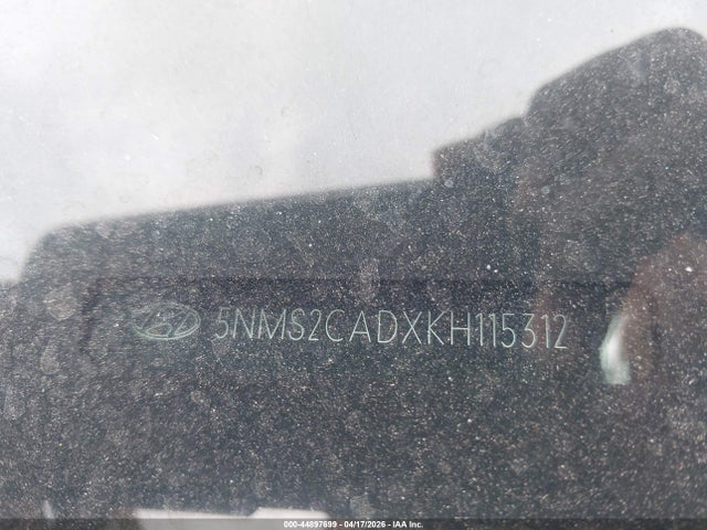 Продажа на аукционе авто 2019 Hyundai Santa Fe Se, vin: 5NMS2CADXKH115312, номер лота: 44897699