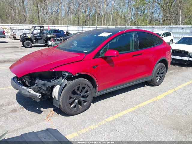 2022 Tesla Model X Dual Motor All-wheel Drive მანქანა იყიდება აუქციონზე, vin: 7SAXCAE57NF349250, აუქციონის ნომერი: 44897809
