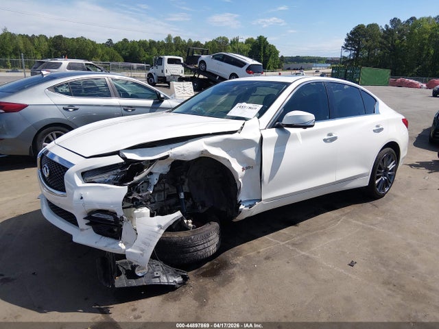 2017 Infiniti Q50 3.0t Red Sport 400 მანქანა იყიდება აუქციონზე, vin: JN1FV7AP3HM850051, აუქციონის ნომერი: 44897869