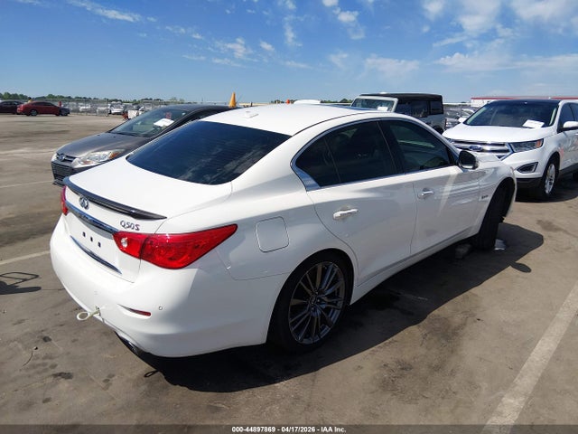 2017 Infiniti Q50 3.0t Red Sport 400 მანქანა იყიდება აუქციონზე, vin: JN1FV7AP3HM850051, აუქციონის ნომერი: 44897869