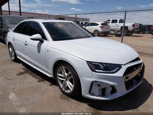 2023 Audi A4 Premium Plus 45 Tfsi S Line Quattro S Tronic მანქანა იყიდება აუქციონზე, vin: WAUEAAF42PN001356, აუქციონის ნომერი: 44898184