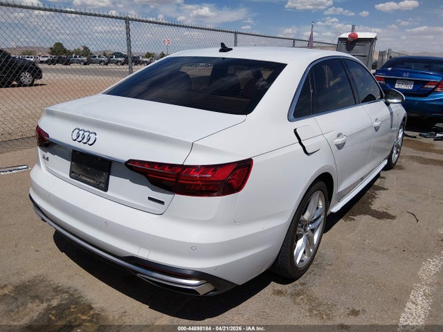 2023 Audi A4 Premium Plus 45 Tfsi S Line Quattro S Tronic მანქანა იყიდება აუქციონზე, vin: WAUEAAF42PN001356, აუქციონის ნომერი: 44898184
