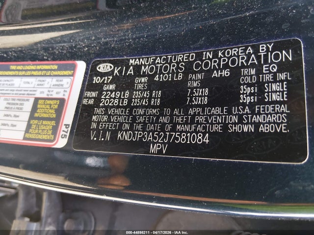 Продаж на аукціоні авто 2018 Kia Soul +, vin: KNDJP3A52J7581084, номер лоту: 44898211