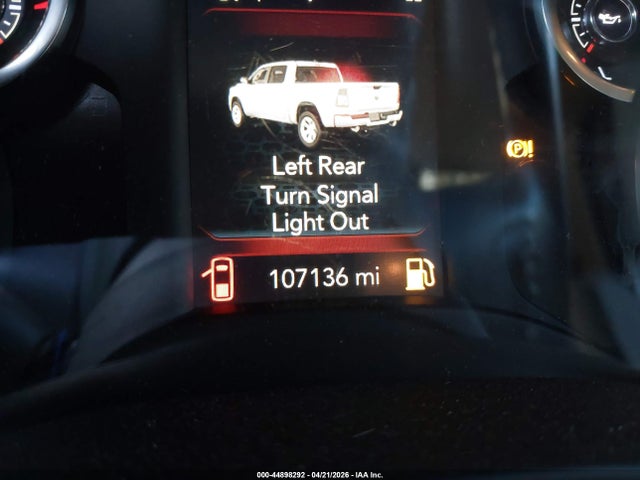 44898292 :رقم المزاد ، 1C6SRFFT6KN587370 vin ، 2019 Ram 1500 Big Horn/lone Star  4x4 5'7 Box مزاد بيع