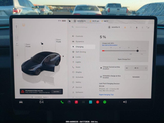 Aukcja sprzedaży 2025 Tesla Model 3 Long Range Rear-wheel Drive/standard Rear-wheel Drive, vin: 5YJ3E1EA5SF024417, numer aukcji: 44898335