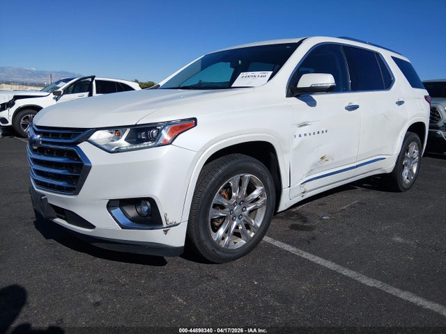 2021 Chevrolet Traverse Awd High Country მანქანა იყიდება აუქციონზე, vin: 1GNEVNKW7MJ233371, აუქციონის ნომერი: 44898340