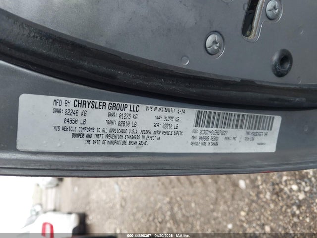 Aukcja sprzedaży 2014 Dodge Challenger Sxt, vin: 2C3CDYAG1EH270227, numer aukcji: 44898367