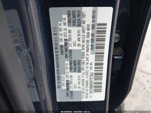 Продаж на аукціоні авто 2025 Mazda Cx-30 2.5 S Select Sport, vin: 3MVDMBBM6SM767948, номер лоту: 44898423