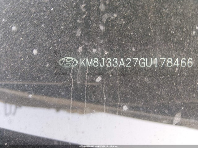 KM8J33A27GU178466 Hyundai Tucson Limited