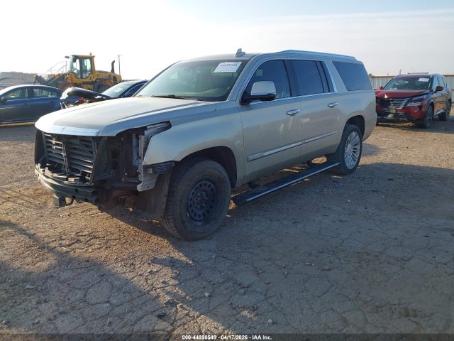 2015 Cadillac Escalade Esv Platinum მანქანა იყიდება აუქციონზე, vin: 1GYS4UKJ6FR588950, აუქციონის ნომერი: 44898548