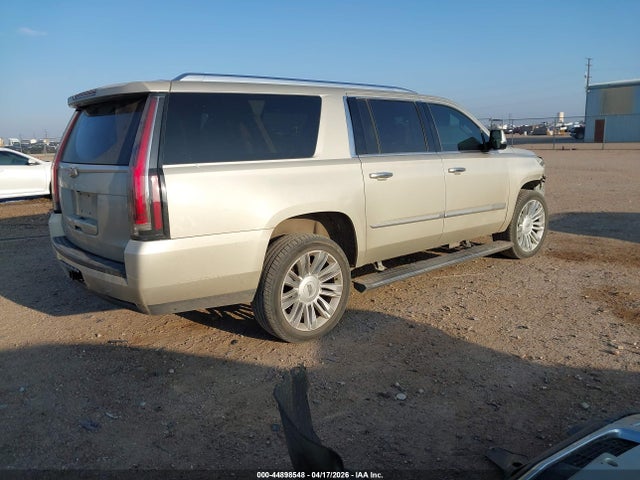 2015 Cadillac Escalade Esv Platinum მანქანა იყიდება აუქციონზე, vin: 1GYS4UKJ6FR588950, აუქციონის ნომერი: 44898548