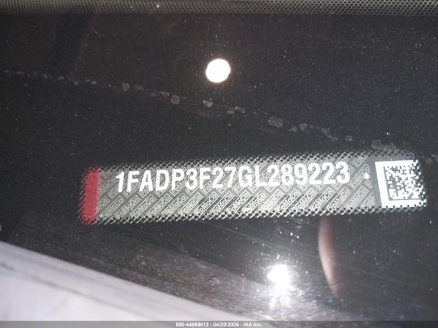 Aukcja sprzedaży 2016 Ford Focus Se, vin: 1FADP3F27GL289223, numer aukcji: 44898613