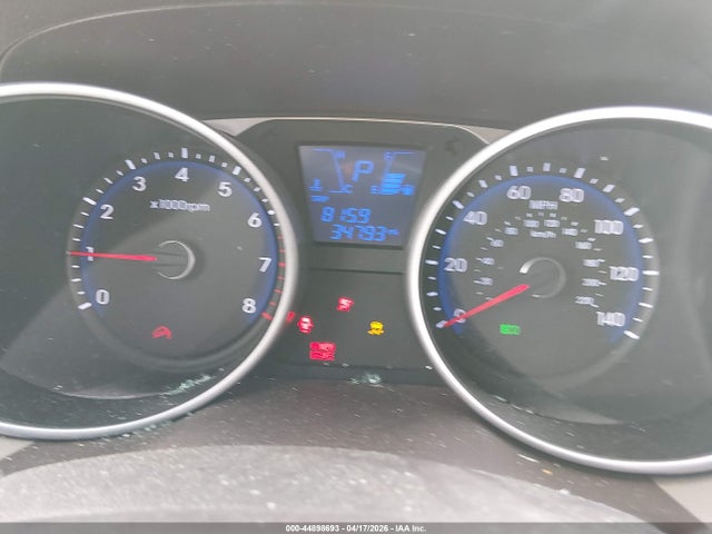 2013 Hyundai Tucson Gls მანქანა იყიდება აუქციონზე, vin: KM8JUCAC3DU575920, აუქციონის ნომერი: 44898693
