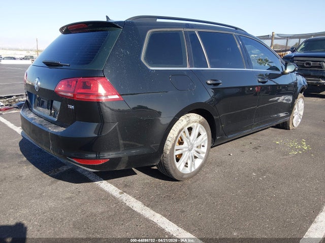 44898702 :رقم المزاد ، 3VWCA7AU0FM516883 vin ، 2015 Volkswagen Golf Sportwagen Tdi Se 4-door مزاد بيع