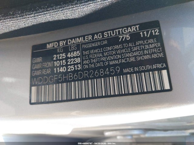 Продаж на аукціоні авто 2013 Mercedes-benz C 350 Sport, vin: WDDGF5HB6DR268459, номер лоту: 44898767