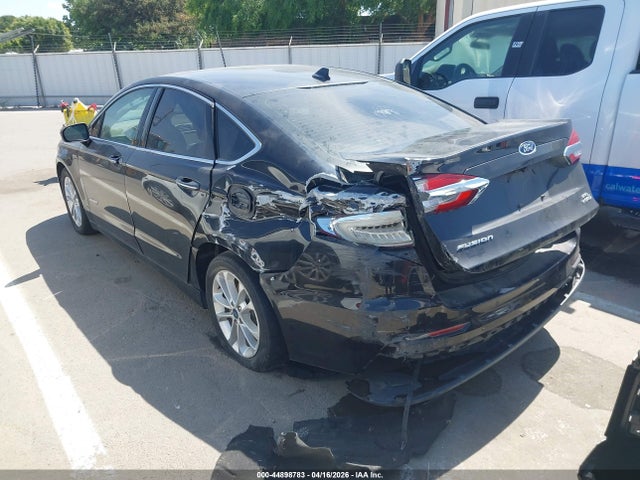 Продажа на аукционе авто 2019 Ford Fusion Hybrid Sel, vin: 3FA6P0MUXKR134347, номер лота: 44898783