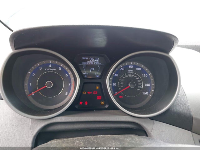 Aukcja sprzedaży 2013 Hyundai Elantra Gls, vin: KMHDH4AE3DU726358, numer aukcji: 44898996