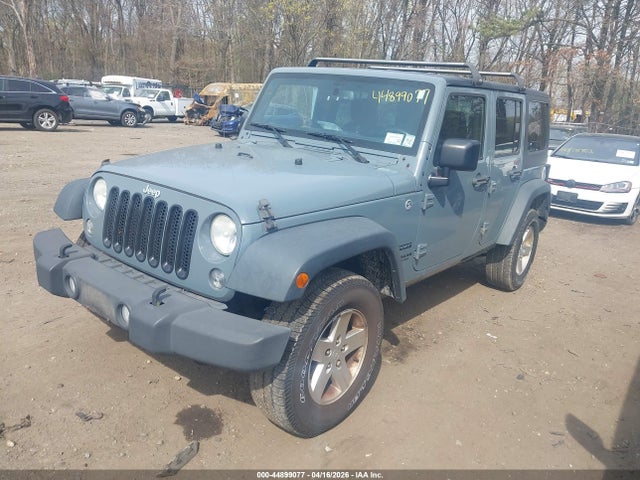44899077 :رقم المزاد ، 1C4BJWDG2FL523186 vin ، 2015 Jeep Wrangler Unlimited Sport مزاد بيع