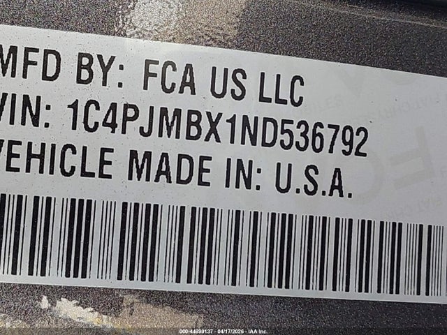 2022 JEEP CHEROKEE 1C4PJMBX1ND536792 Photo 8