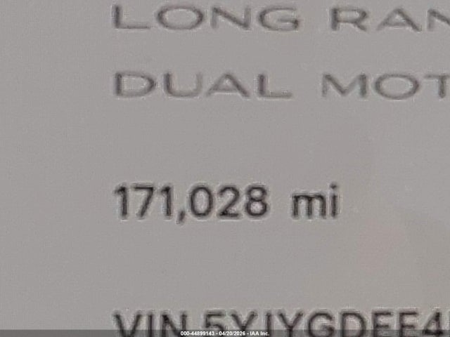 44899143 :رقم المزاد ، 5YJYGDEE4MF179404 vin ، 2021 Tesla Model Y Long Range Dual Motor All-wheel Drive مزاد بيع