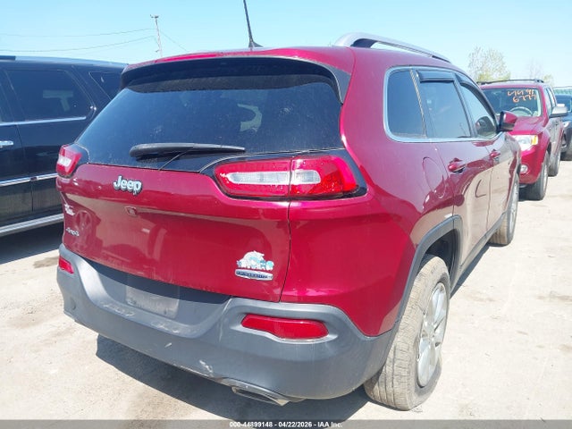2016 Jeep Cherokee Latitude მანქანა იყიდება აუქციონზე, vin: 1C4PJMCS1GW251908, აუქციონის ნომერი: 44899148
