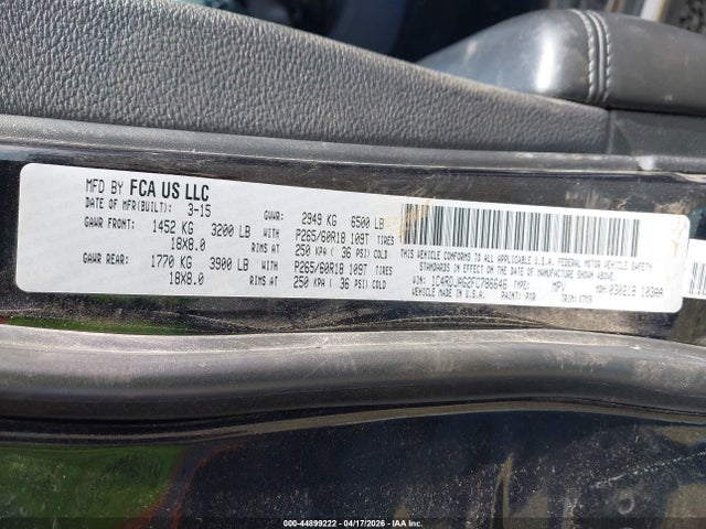 Dodge Durango Sxt 2015 1C4RDJAG2FC786646 Image 9