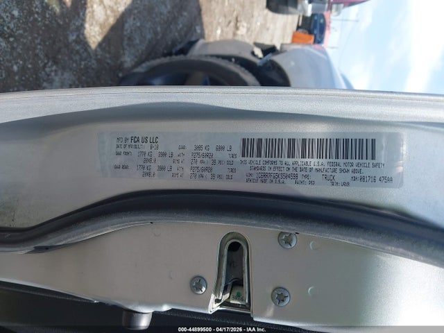 Aukcja sprzedaży 2019 Ram 1500 Classic, vin: 1C6RR7FG5KS504598, numer aukcji: 44899500