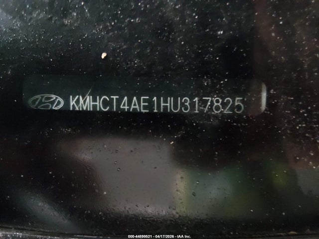 KMHCT4AE1HU317825 Hyundai ACCENT SE