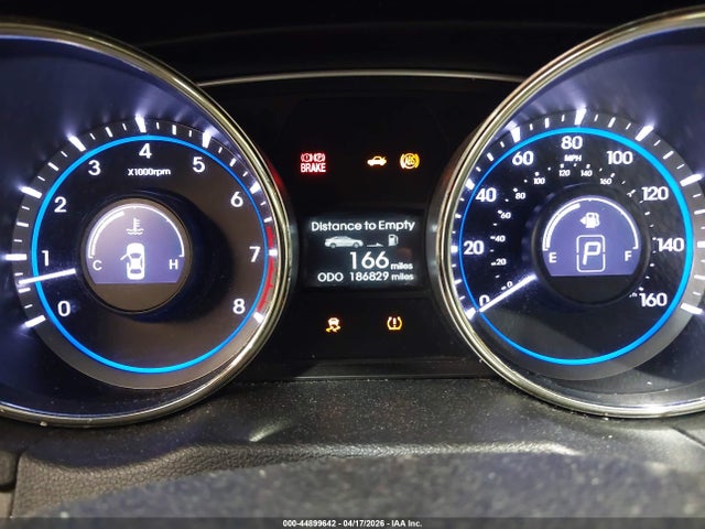 2012 Hyundai Sonata Gls მანქანა იყიდება აუქციონზე, vin: 5NPEB4AC2CH382250, აუქციონის ნომერი: 44899642