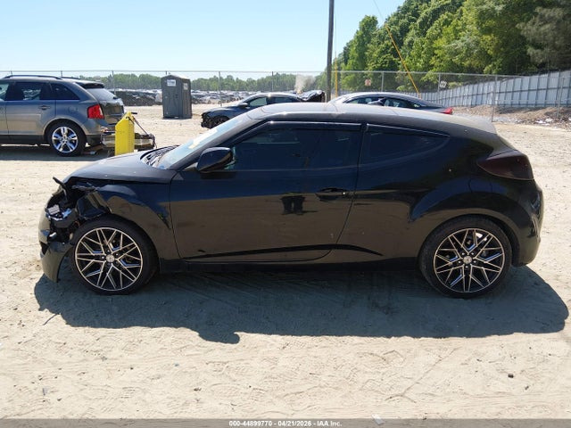 44899770 :رقم المزاد ، KMHTC6AD6CU026491 vin ، 2012 Hyundai Veloster Base W/red/black مزاد بيع