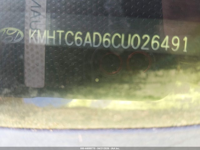 44899770 :رقم المزاد ، KMHTC6AD6CU026491 vin ، 2012 Hyundai Veloster Base W/red/black مزاد بيع